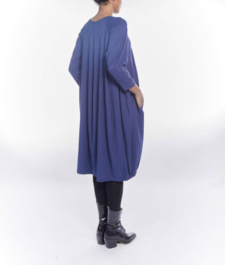 Matthildur - Bubble V-neck Midi Dress