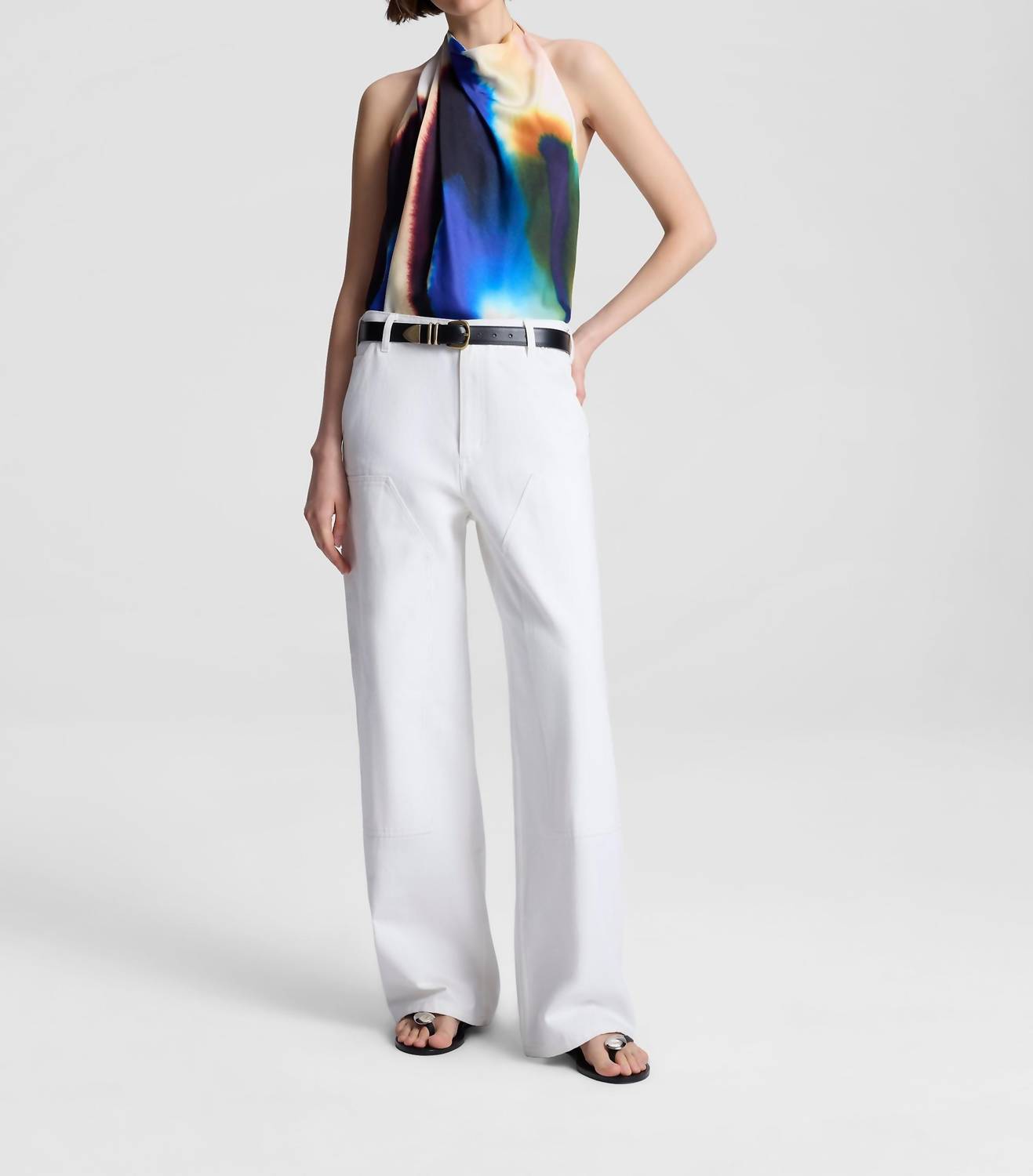 A.L.C. - Ada Printed Halter Top
