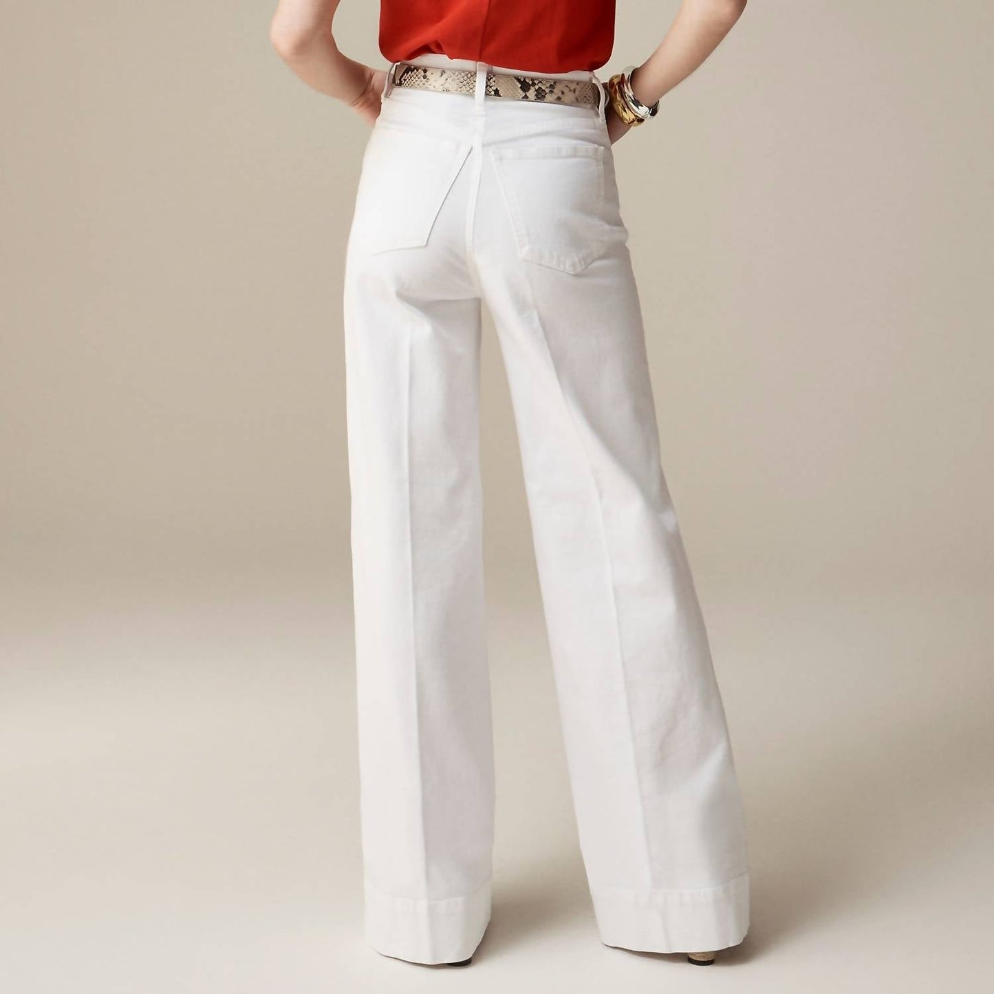 J.Crew - Wide-leg Denim Trouser