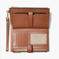 Michael Kors - Jet Set Travel large double zip Signature Logo Smartphone Wallet wristlet