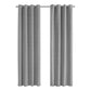 2 Pieces Set Room Darkening Curtain Panels with Grommet - Contemporary Style