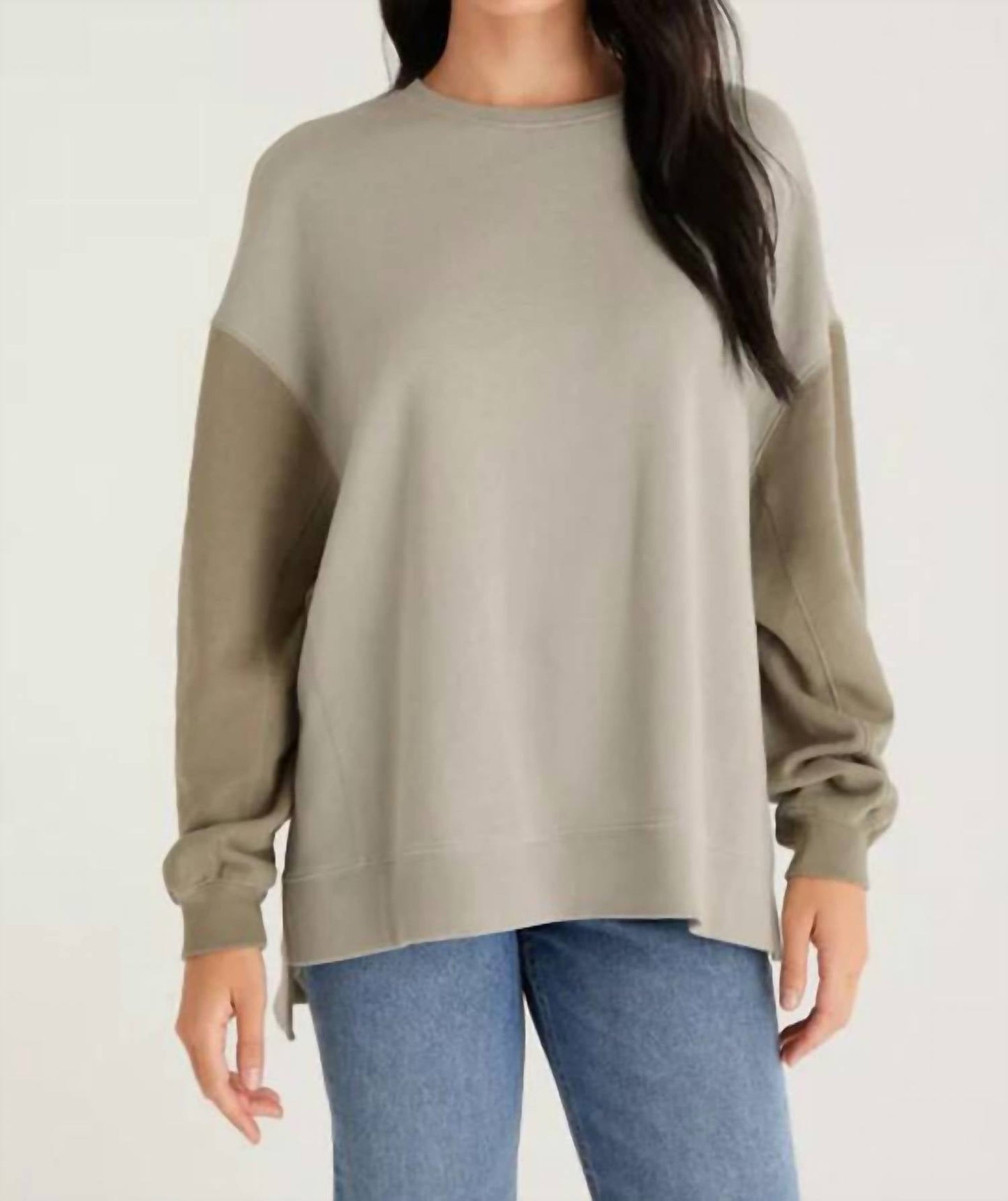 Z Supply - Colorblocked Modern Weekender Sweatshirt