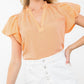 Thml - Striped Puff Sleeve Top