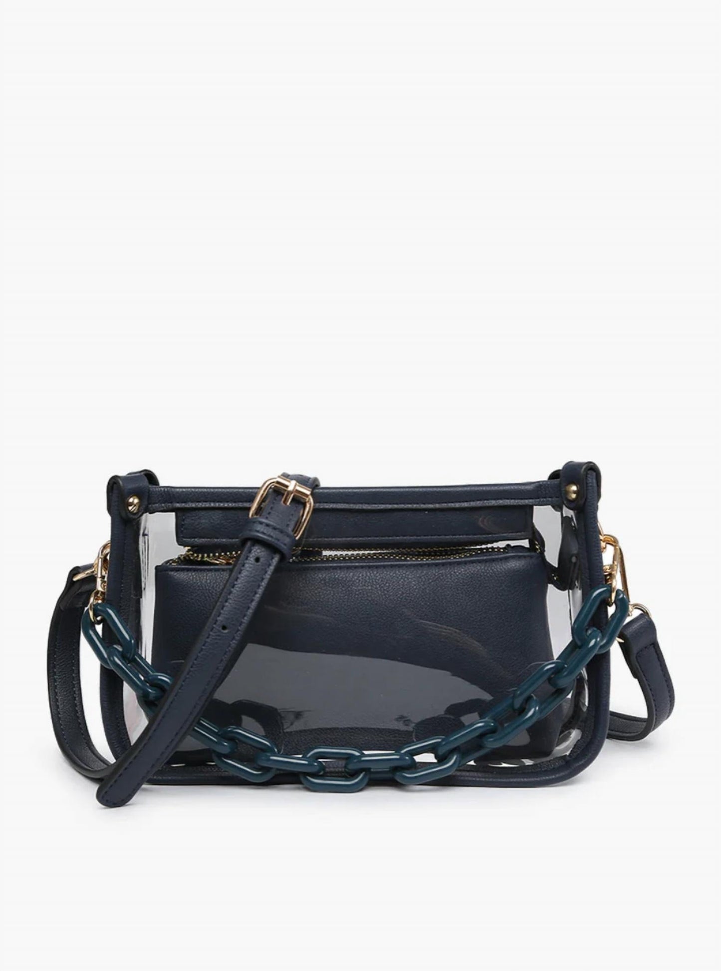 Jen & Co. - Women's Jessica Clear Duo Crossbody Bag