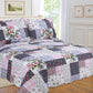 3-Piece Cotton Blend Reversible Quilt Set