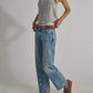 Free People - Risk Taker Mid-rise Straight Leg Jean