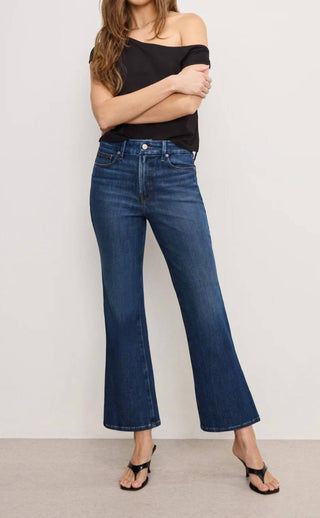 Good American - Good Legs Cropped Mini Boot Jeans