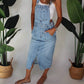 Free People - Bardot Denim Skirtall Overalls