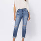 Judy Blue - High Waist Cuffed Boyfriend Jeans