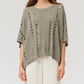 Grade & Gather - Draped Crochet Summer Sweater