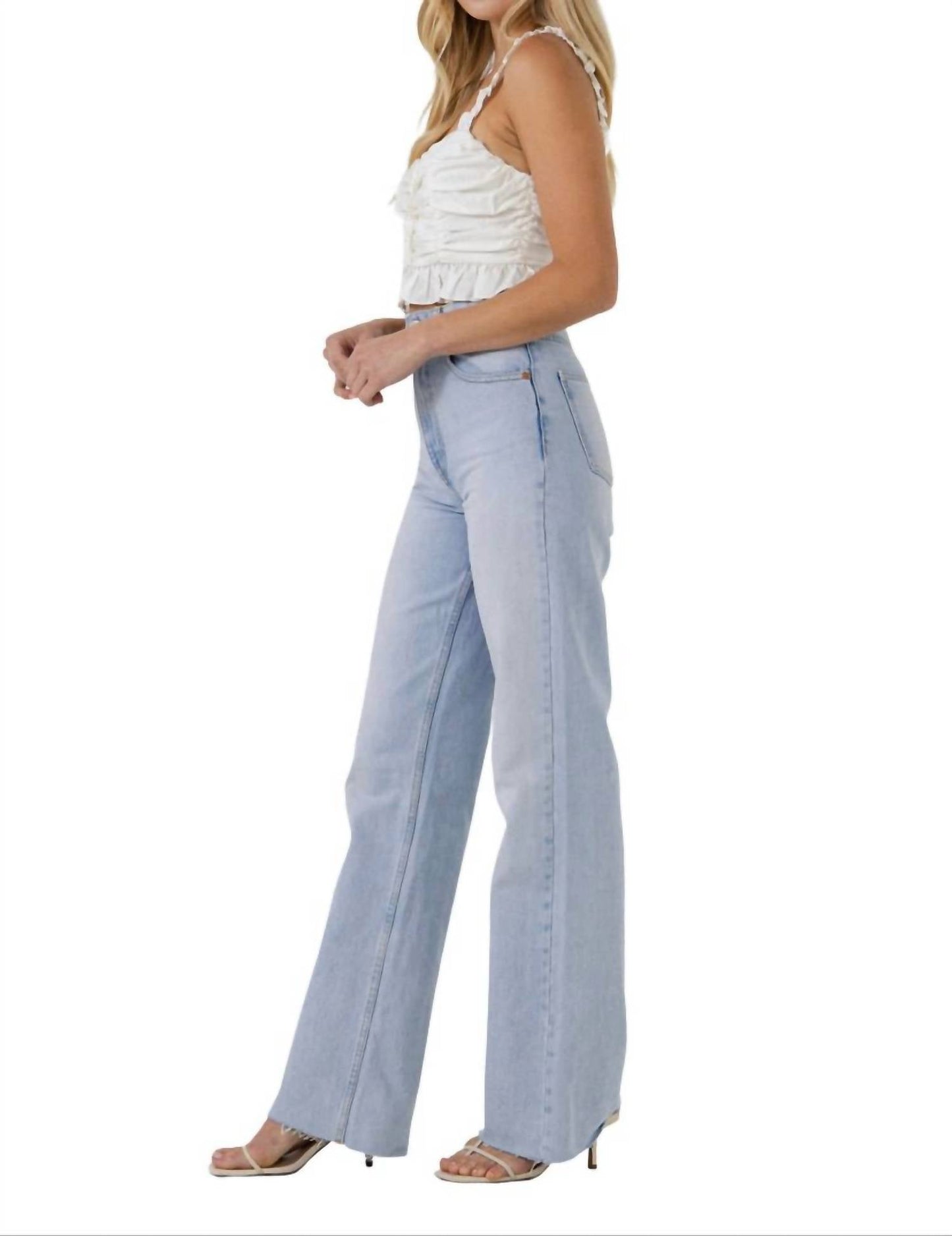 Endless Rose - Ruffled Ruched Crop Top