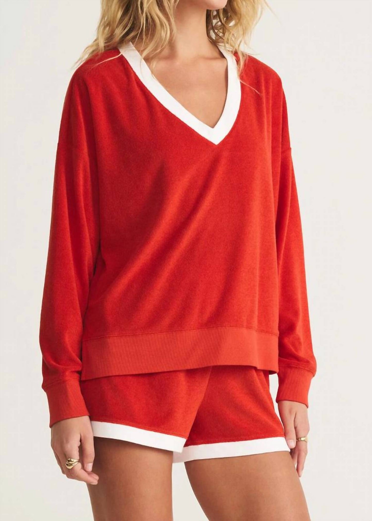 Z Supply - Marx V-neck Terry Sweatshirt