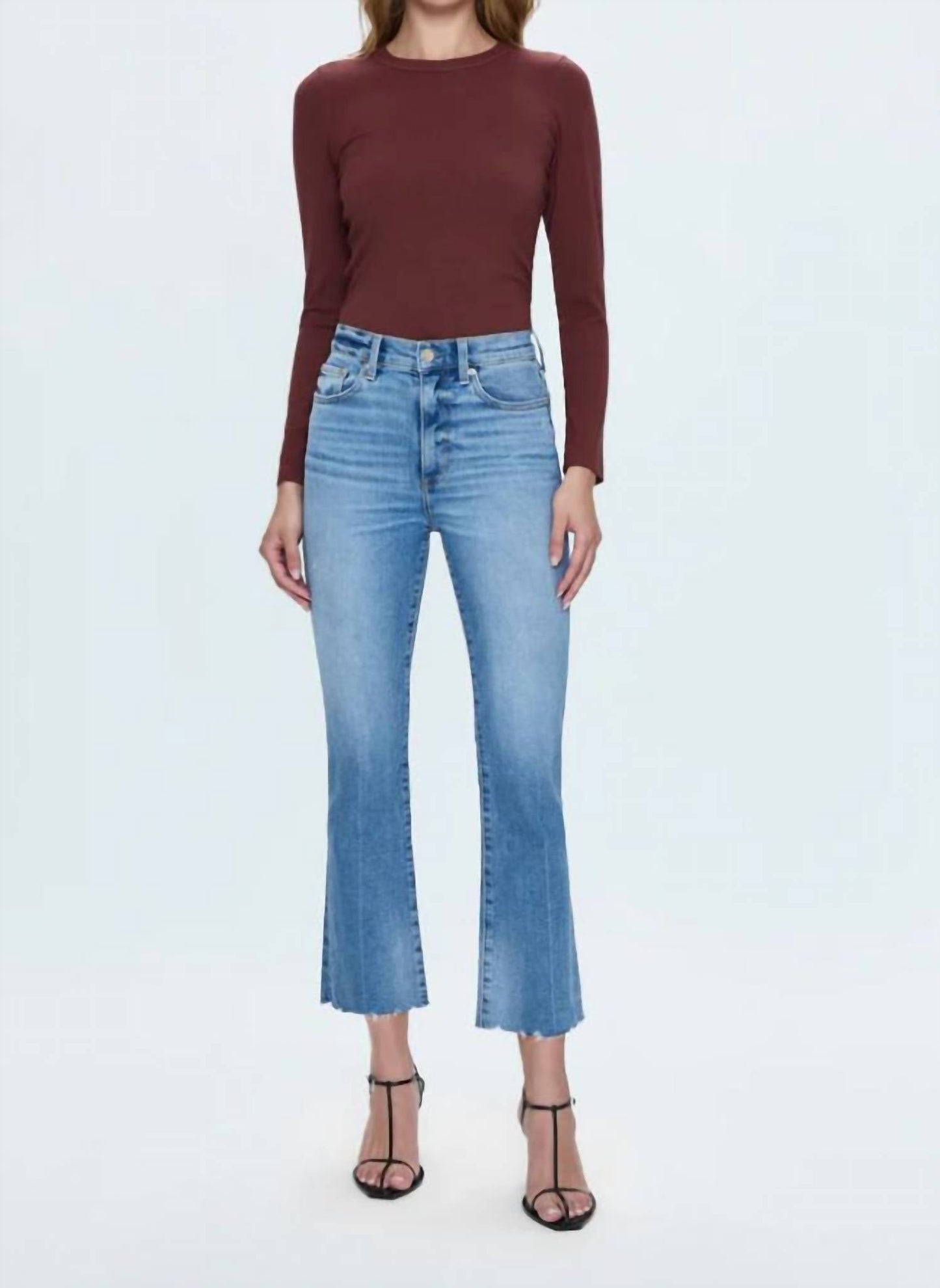 Pistola - Lennon High Rise Crop Boot-cut Jean