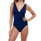 Profile By Gottex - V-Neck One Piece Swimsuit