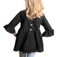 Adorable Sweetness - Ruffle Long Sleeve with Buttons