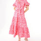 Abbey Glass - Sadie Hibiscus Jacquard Maxi Dress