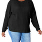 Basic Bae - Sophisticated Ribbed Knit Top