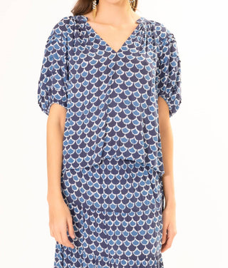 Area Stars - Fan Flutter Sleeves Top