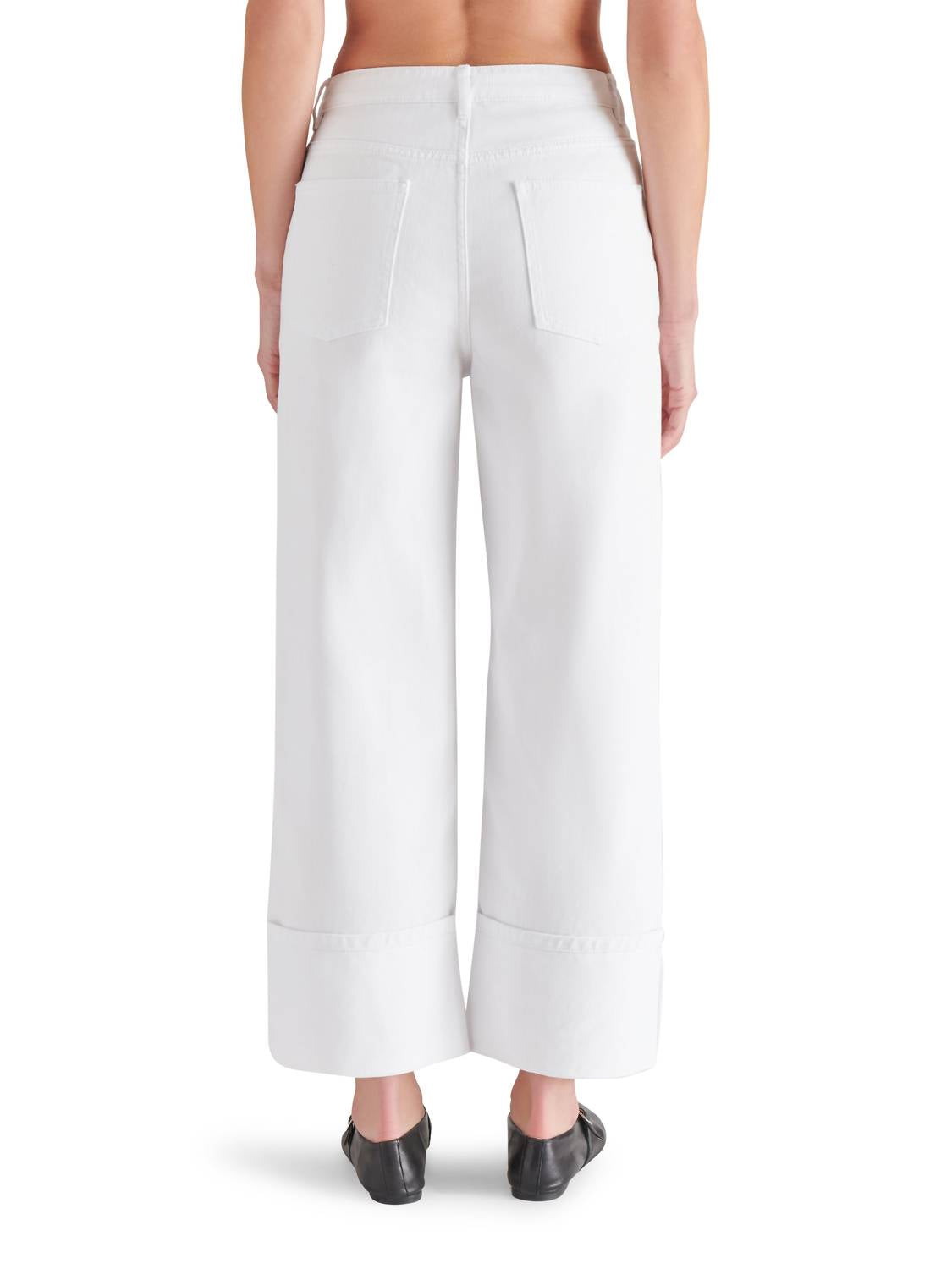 Steve Madden - Noelie High Waist Ankle Wide Leg Jeans