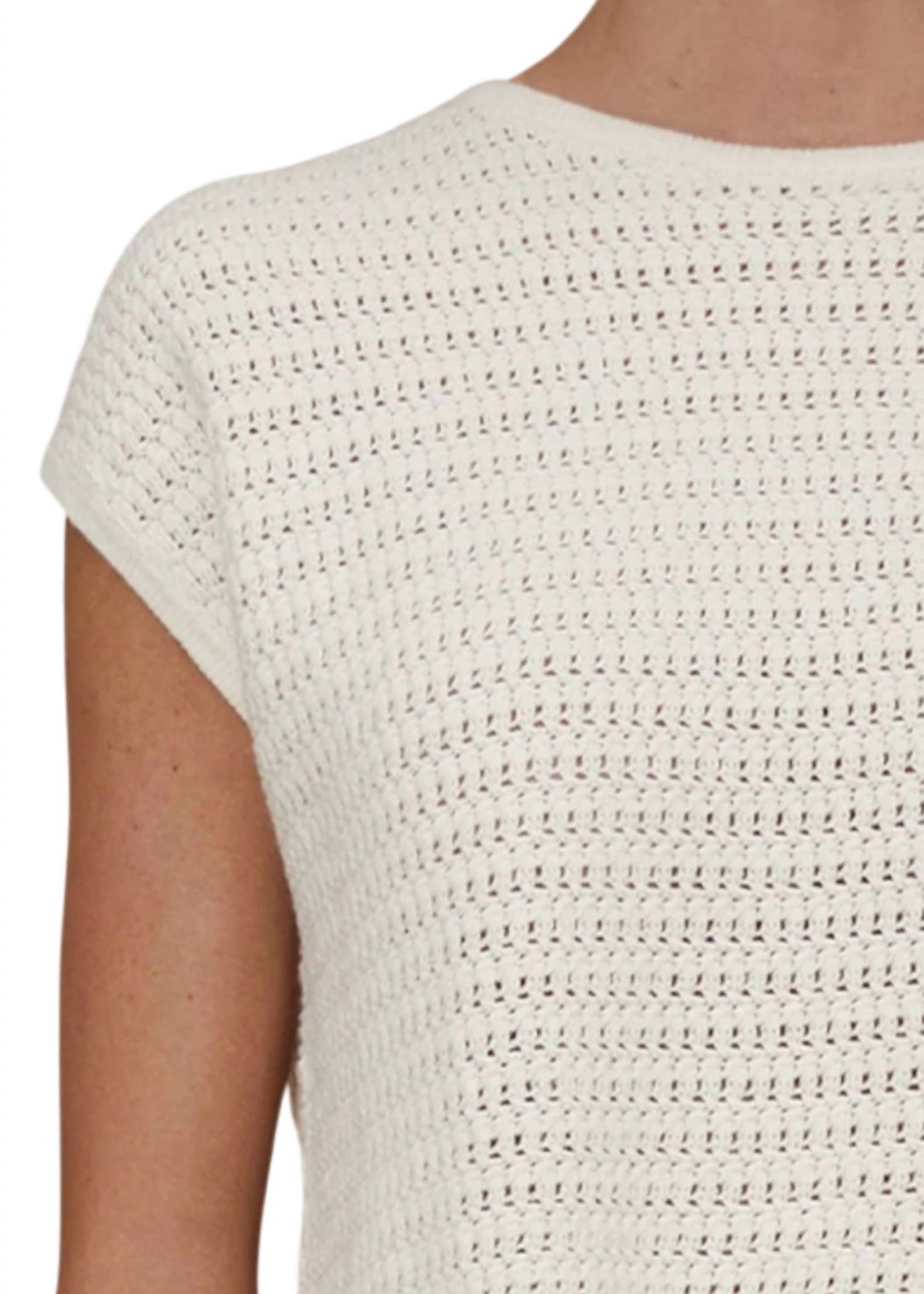 Le Jean - Crochet Muscle Tee Sweater