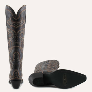 Buck & Brana - Olivia Leather Cowgirl Boots