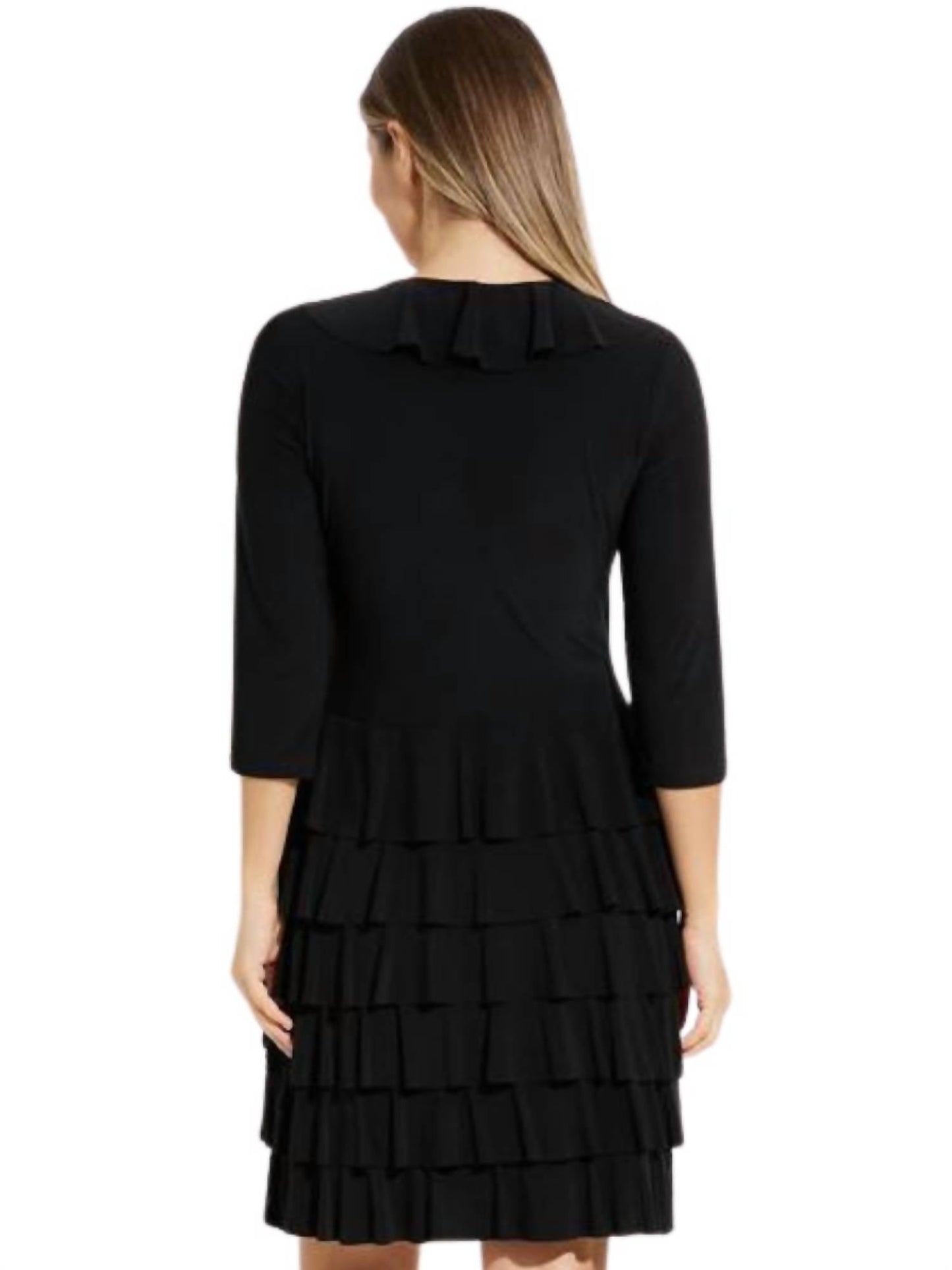 Joseph Ribkoff - Ruffled Wrap Dress