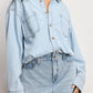 Good American - Denim Shirt Dress