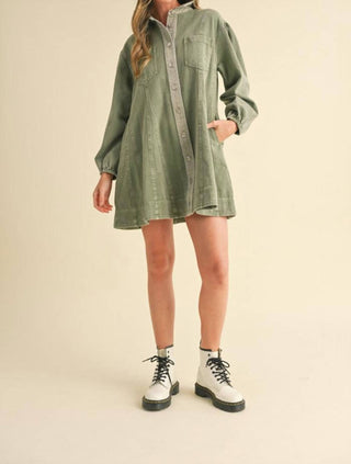 &Merci - Edge Line Denim Mini Dress