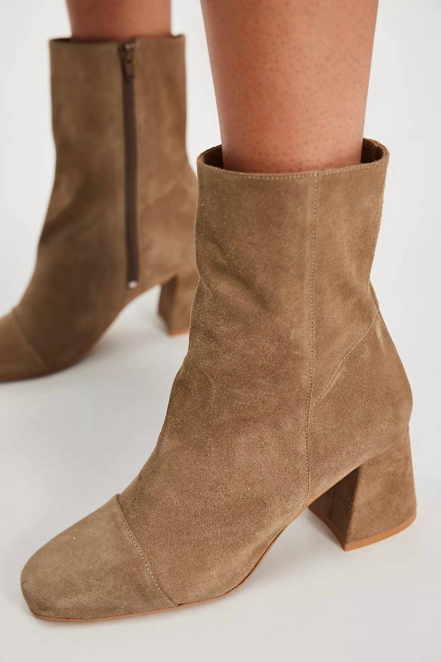 Free People - Women's Wisteria Suede Ankle Boots