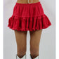 Lena - Lace Trim Detail Flare Mini Skirt