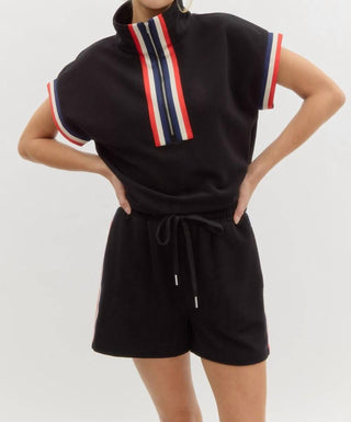 Entro - Racing Stripes Half Zip Top