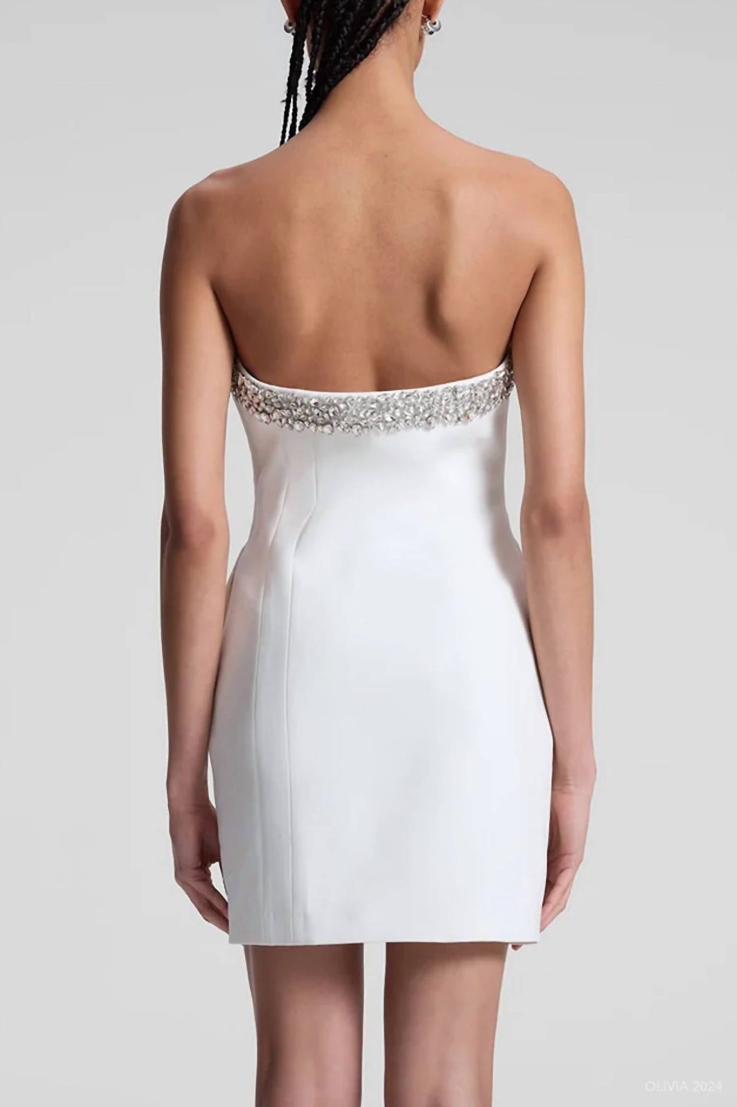 A.L.C. - Elsie Strapless Embellished Mini Dress