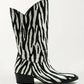 Che By Chelsey - Women's Zebra Texan Boots