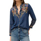 Johnny Was - DURAGO RUFFLE NECK SHIRT