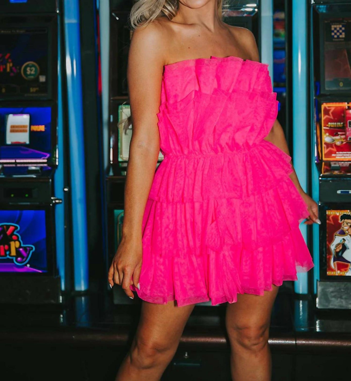Buddylove - Powder Puff Tulle Mini Dress