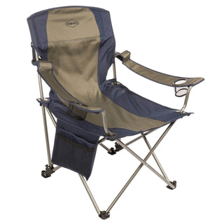 Kamp-Rite Folding Tailgating Camping Chair with Detachable Footrest (4 Pack)