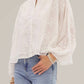 Entro - floral embroidered blouse