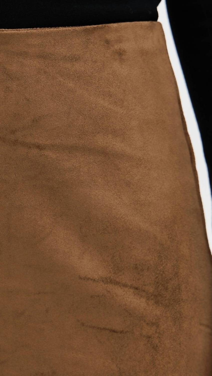 Z Supply - Ciera Faux Suede Mini Skirt