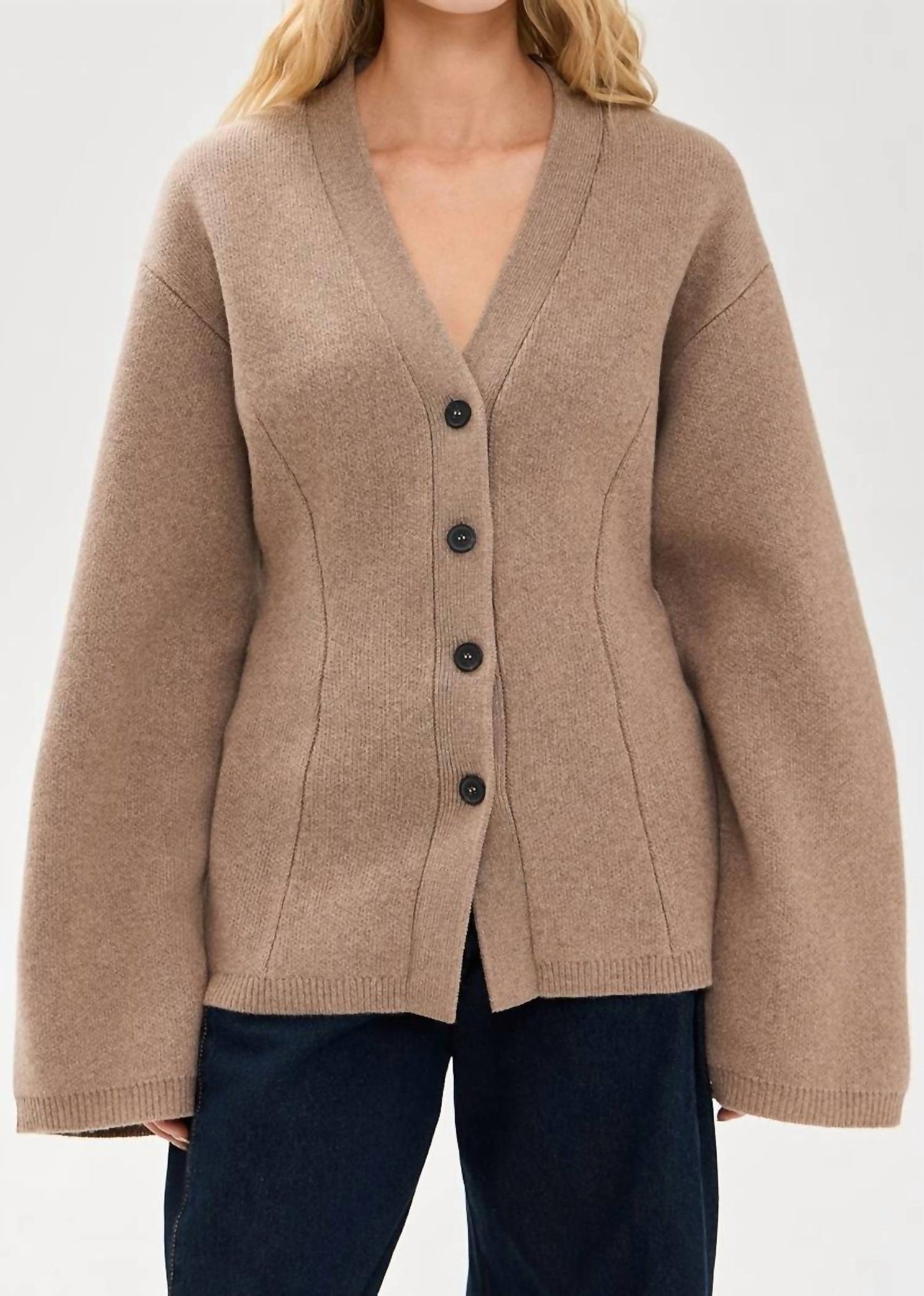 Apiece Apart - Paris V Neck Button Front Cardigan