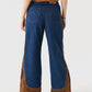 Farm Rio - Western denim wide low waisted pants