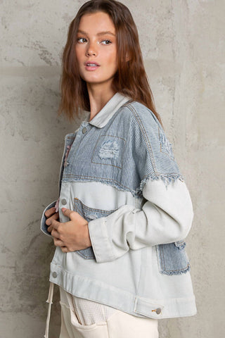 Pol - Stripe Mixed Shirt