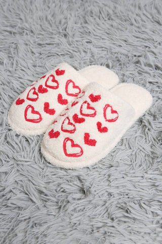 Wona Trading - Women's Candy Heart Embroidered Slippers