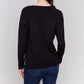 Charlie B - Long Sleeve V-neck Sweater