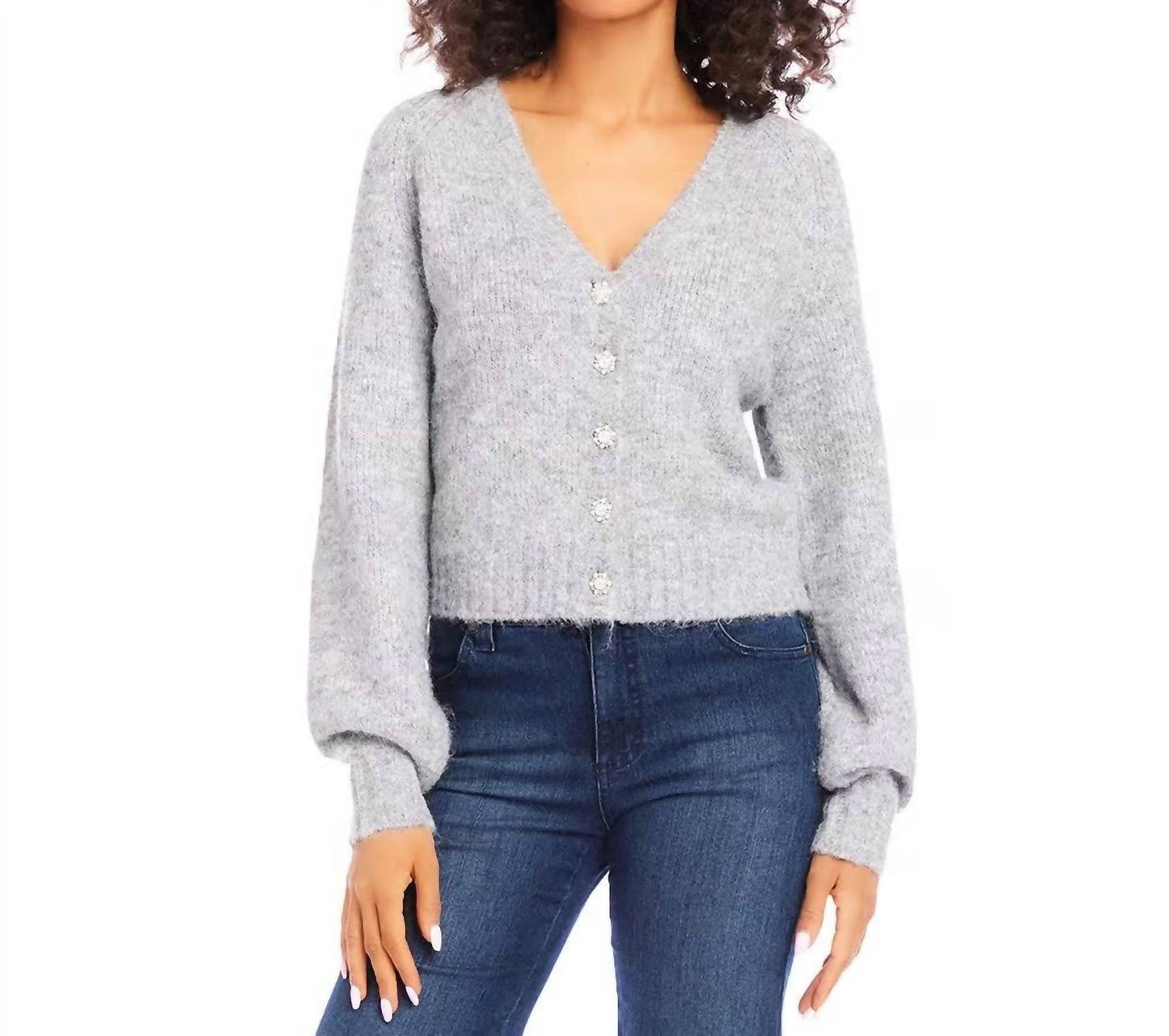 Karen Kane - Pearl Button Cardigan Sweater