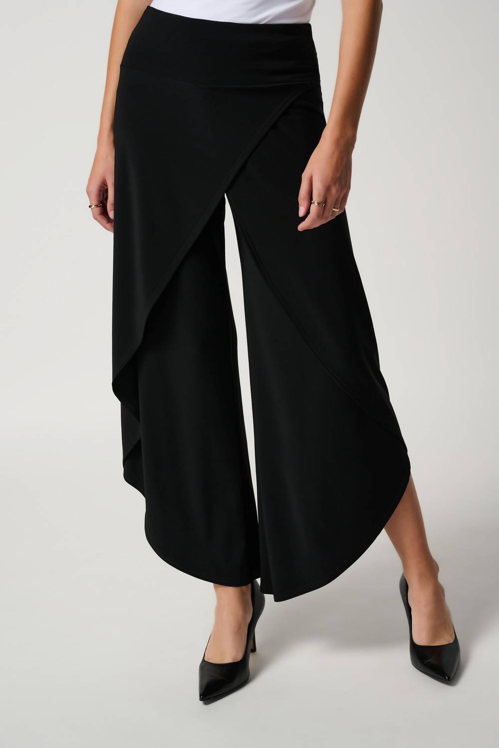 Joseph Ribkoff - Classic Overlay Pull-on Wide Leg Pant