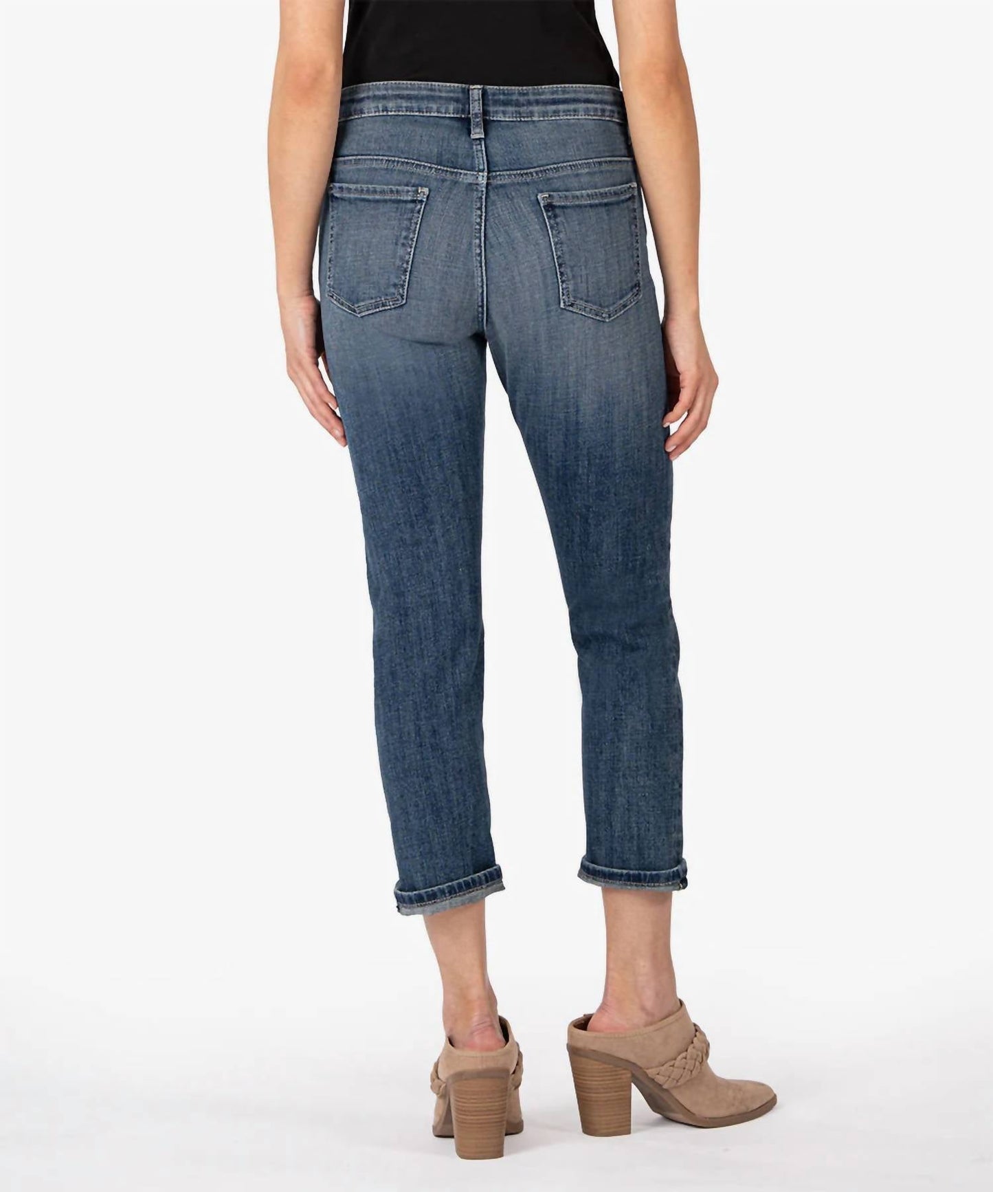 Kut From The Kloth - Elizabeth High Waist Crop Straight Leg Jeans