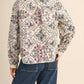 &Merci - Natalie Floral Border Print Button Up Top