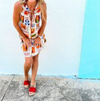 Ciebon - Kyndra Grid Print Halter Dress