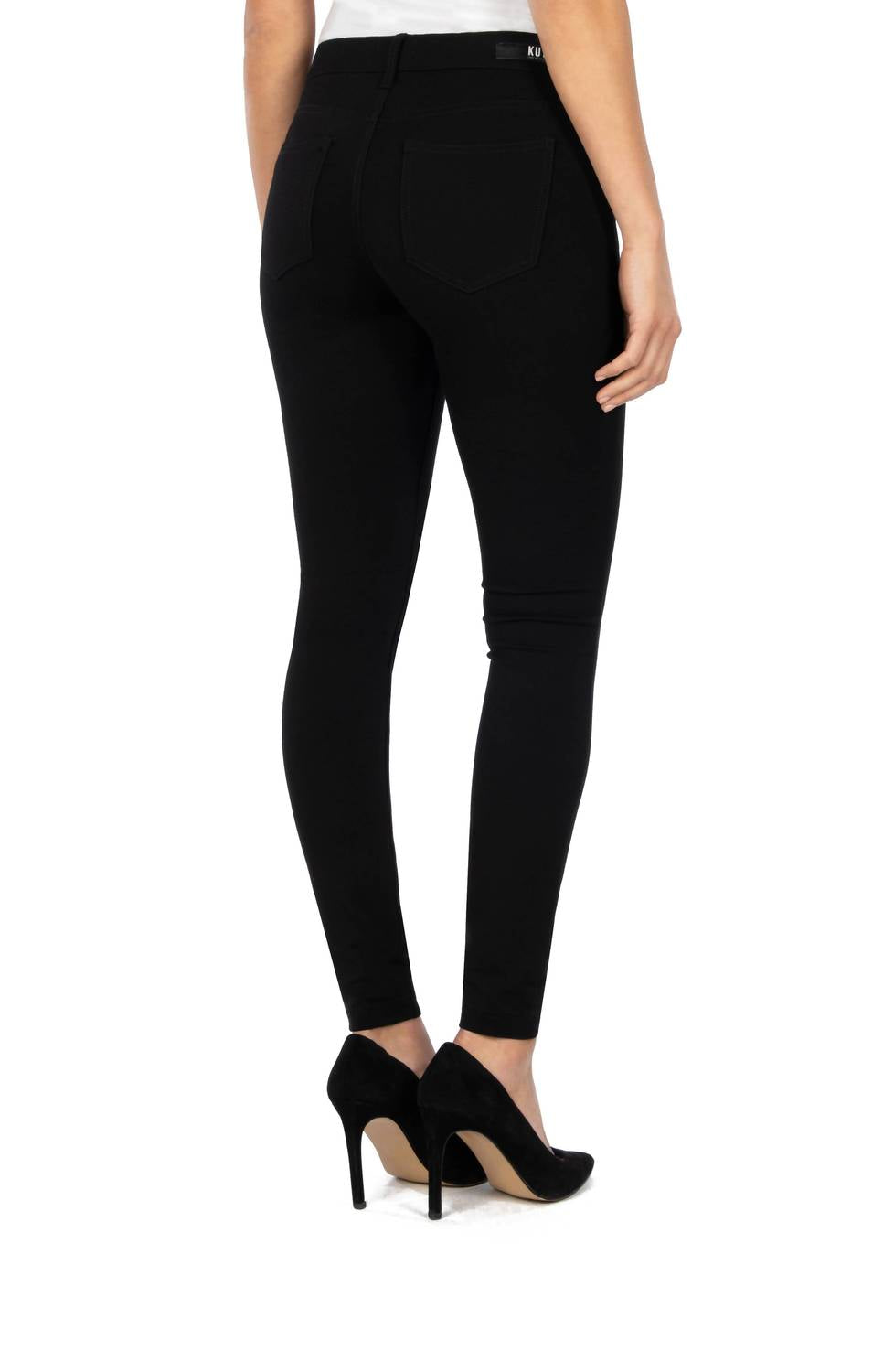 Kut From The Kloth - Mia High Rise Jet Fab Ab Toothpick Skinny Jeans