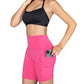 Body Wrappers - Recycled Poly Bike Short with Pockets